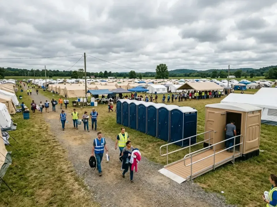 disaster-relief-camp-restrooms-010 — frequently asked questions, Dumpster & Portable Bathrooms Rental in Ingalls, IN